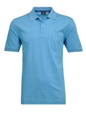 Poloshirt aus einem Baumwoll-Mix mit Brusttasche