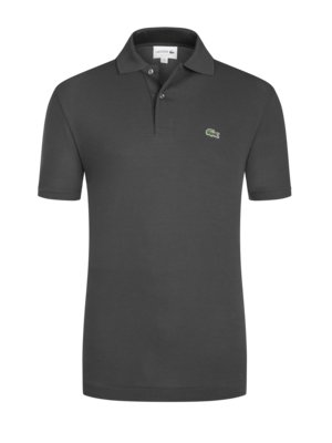 Piqué-Poloshirt L1212 Classic Fit mit kleinem Krokodil-Aufnäher