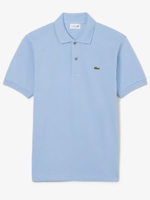 Piqué-Poloshirt L1212 Classic Fit mit kleinem Krokodil-Aufnäher