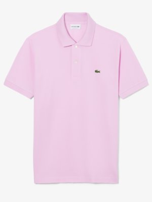 Piqué-Poloshirt L1212 Classic Fit mit kleinem Krokodil-Aufnäher