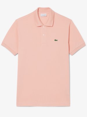 Piqué-Poloshirt L1212 Classic Fit mit kleinem Krokodil-Aufnäher