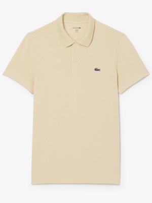 Stretch-Poloshirt Waffelpiqué DH5522 mit Krokodil-Stickerei, Regular Fit