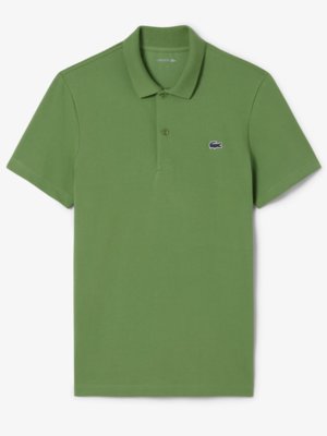 Stretch-Poloshirt Waffelpiqué DH5522 mit Krokodil-Stickerei, Regular Fit