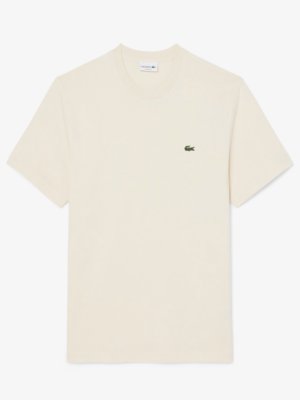 T-Shirt aus Baumwolle mit Logo-Aufnäher, Classic Fit
