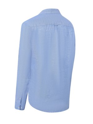 Sommerliches Leinenhemd mit Haifischkragen, Regular