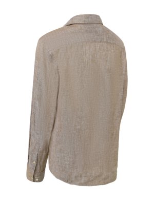 Sommerliches Leinenhemd mit Haifischkragen, Regular