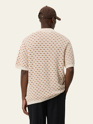 Strick-Poloshirt Esmay aus einem leicht elastischen Baumwoll-Mix, Regular Fit