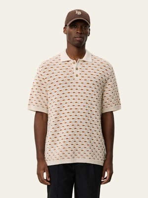 Strick-Poloshirt Esmay aus einem leicht elastischen Baumwoll-Mix, Regular Fit