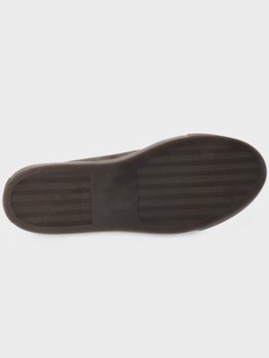 Bootsschuhe aus Veloursleder mit Sneaker-Sohle