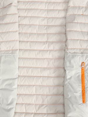 Leichte Steppweste mit Daunenfüllung und Label-Aufnäher