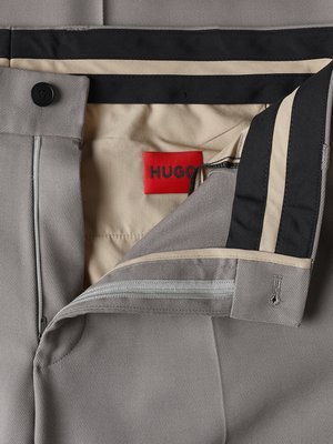 Anzughose mit Stretch-Anteil und Bundfalte, Modern Fit 