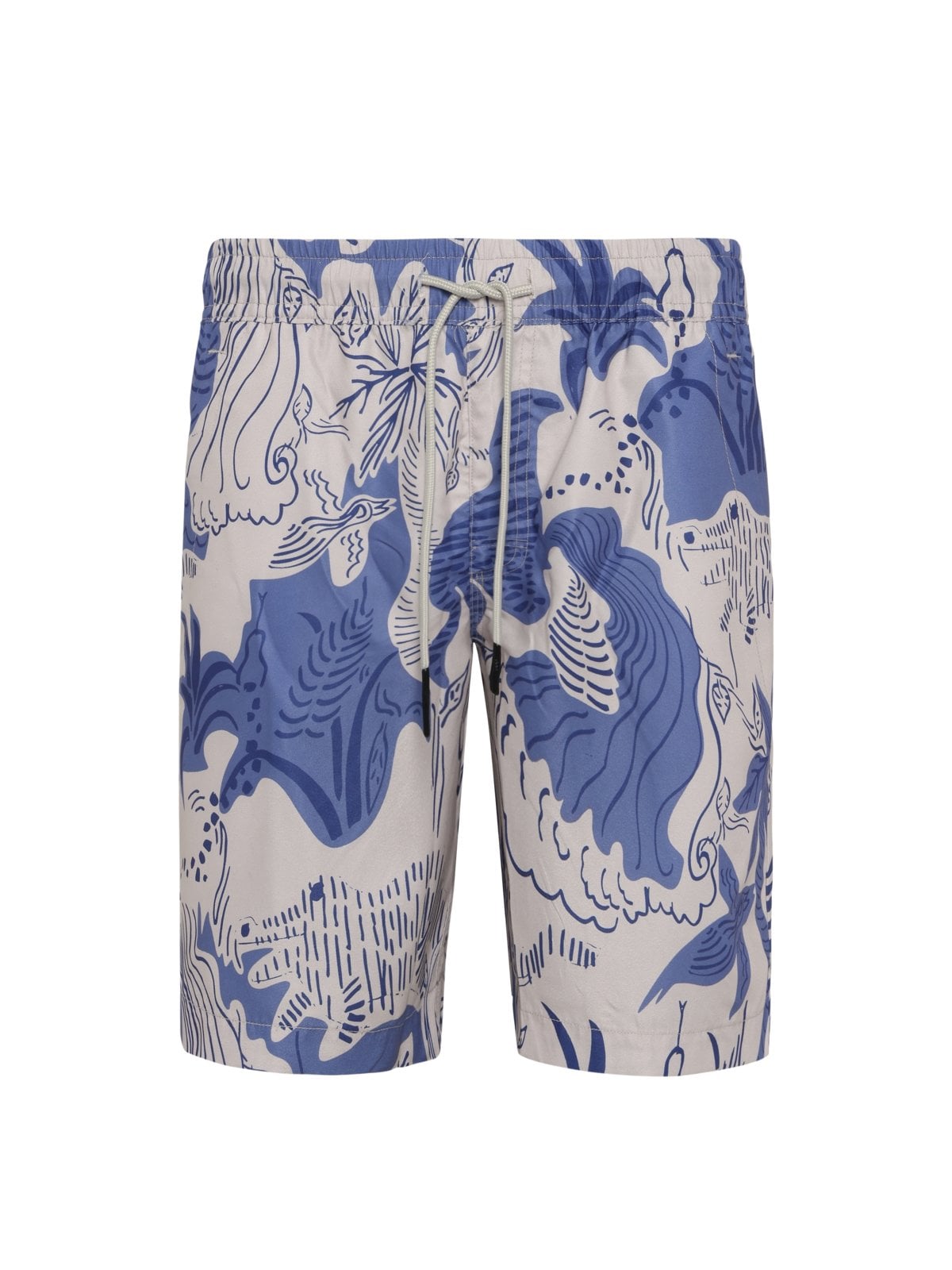 OAS Schnelltrocknende Badeshorts mit grafischem Print in L