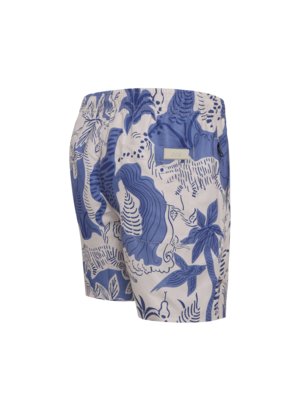 Schnelltrocknende Badeshorts mit grafischem Print