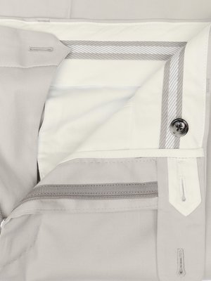 Einreihiger Anzug aus Baumwolle und Stretch, Shaped Fit