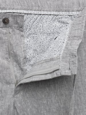 Sommerliche Leinenhose mit elastischem Bund und Kordelzug