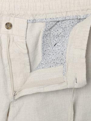 Sommerliche Leinenshorts mit Kordelzug