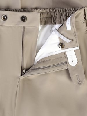 Leichte Stretch-Hose mit Dehnbund und Tunnelzug, Slim Fit