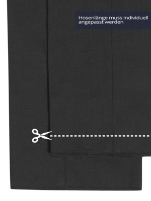 Wollhose mit Stretchanteil, Slim Fit