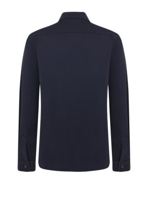 Leichtes Overshirt in Stretch-Qualität