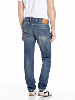 Softe Jeans Anbass in Used-Optik, Slim Fit