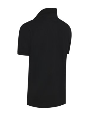 Poloshirt in Washed-Optik mit Label-Stickerei, Regular Fit