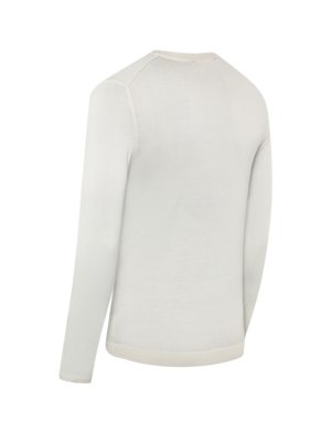 Unifarbenes Sweatshirt aus Pima Baumwolle