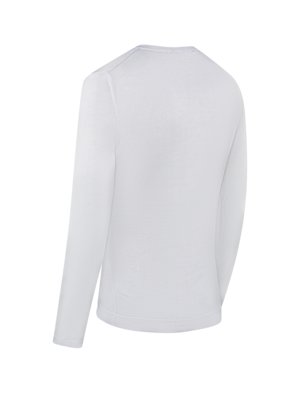 Unifarbenes Sweatshirt aus Pima Baumwolle