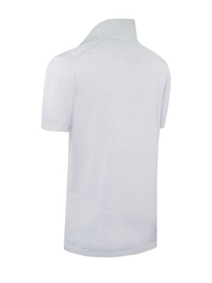 Poloshirt aus Pima-Baumwolle mit Variokragen
