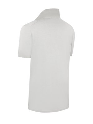 Poloshirt aus Pima-Baumwolle mit Variokragen
