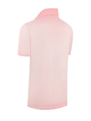 Poloshirt aus Pima-Baumwolle mit Variokragen