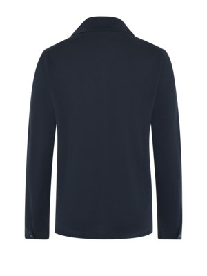 Cardigan mit Reißverschluss und Brusttaschen