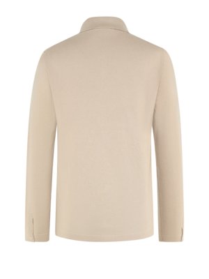 Cardigan mit Reißverschluss und Brusttaschen
