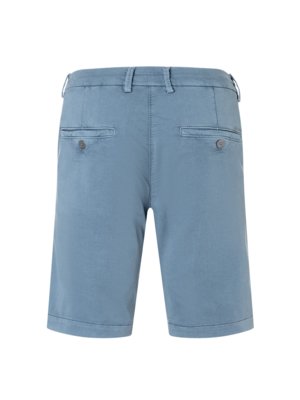 Glatte Stretch-Shorts aus einem Baumwollmix mit Kordelzug