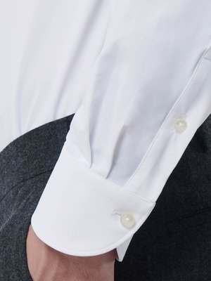 Leichtes Jerseyhemd mit 3D-Stretch, Tailor Fit