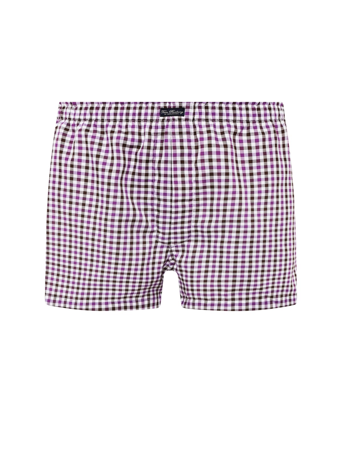 Tom Rusborg Karierte Boxershorts mit Komfortbund in XL