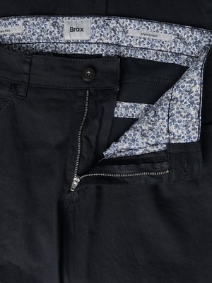 5 Pocket-Hose Cadiz aus einem Leinenmischgewebe, Straight Fit