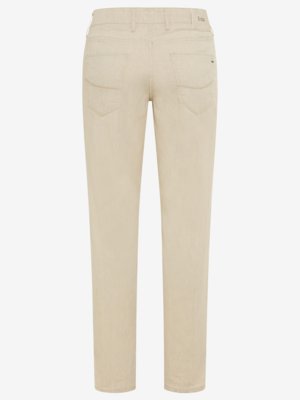 5 Pocket-Hose Cadiz aus einem Leinenmischgewebe, Straight Fit