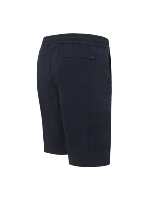 Glatte Cargoshorts in Stretch-Qualität