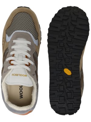 Gravel Sneaker aus Nylon mit Veloursleder-Details