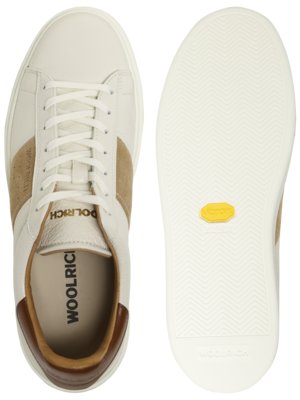 Classic Court Sneakers aus Kalbsleder mit Veloursleder-Details