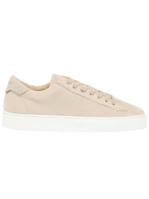 Handgefertigter Sneaker aus softem Veloursleder
