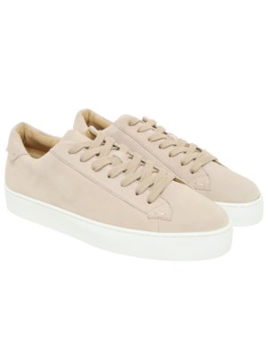 Handgefertigter Sneaker aus softem Veloursleder
