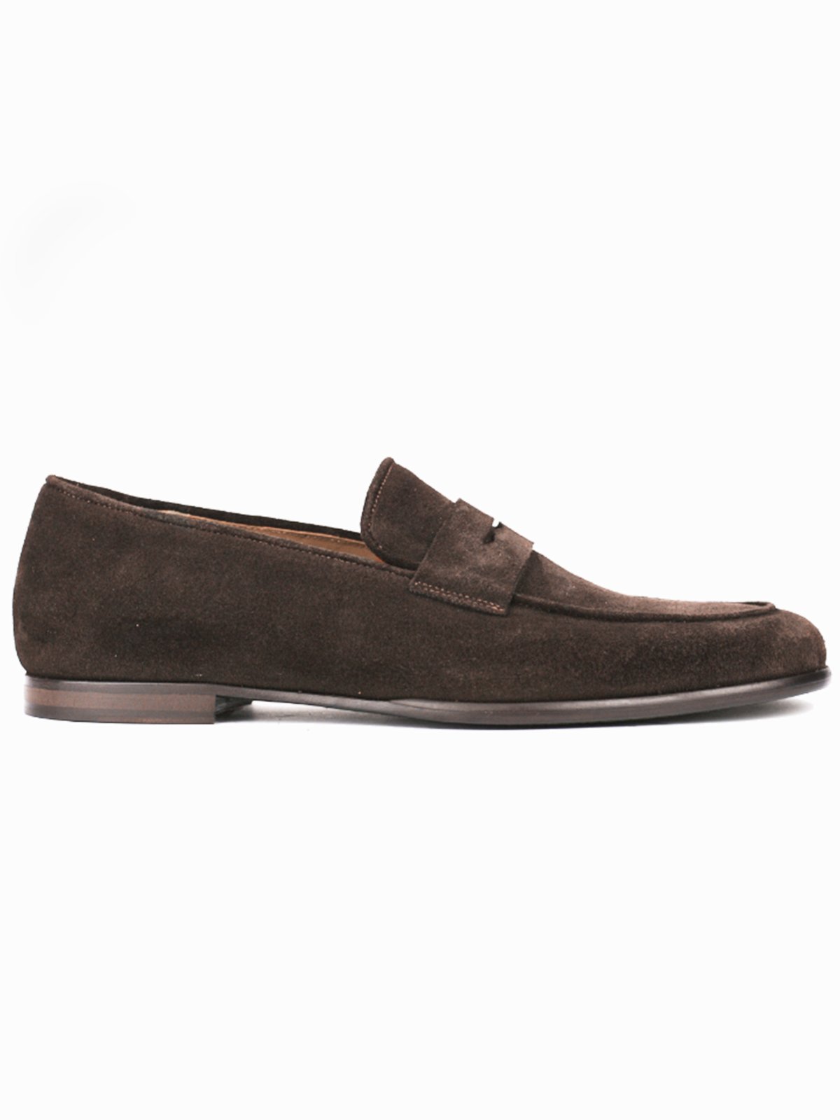 Schuhe & Handwerk Handgefertigte Penny Loafer aus Veloursleder in 44