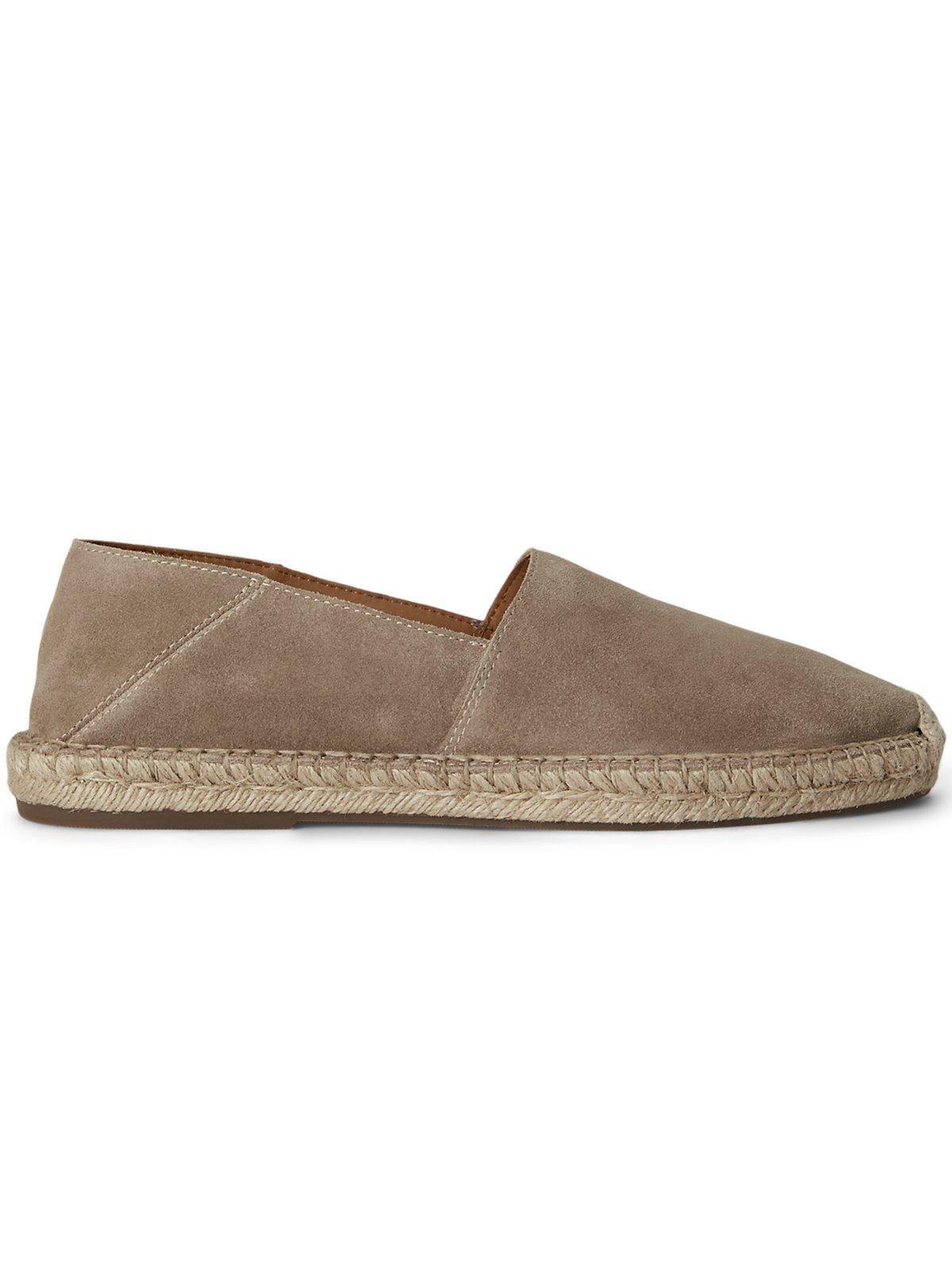Polo Ralph Lauren Leder-Espadrilles mit Leder-Einlage in 10
