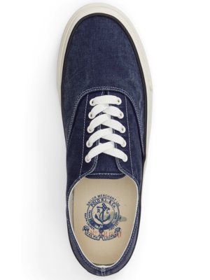 Sommerliche Sneaker aus Baumwoll-Canvas