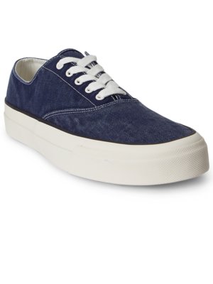 Sommerliche Sneaker aus Baumwoll-Canvas
