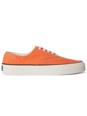 Sommerliche Sneaker aus Baumwoll-Canvas