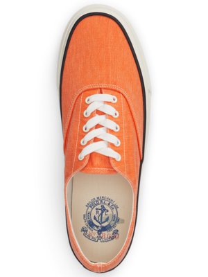Sommerliche Sneaker aus Baumwoll-Canvas