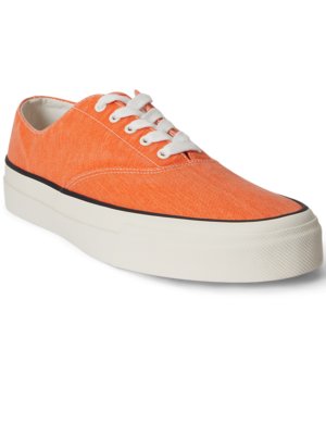Sommerliche Sneaker aus Baumwoll-Canvas