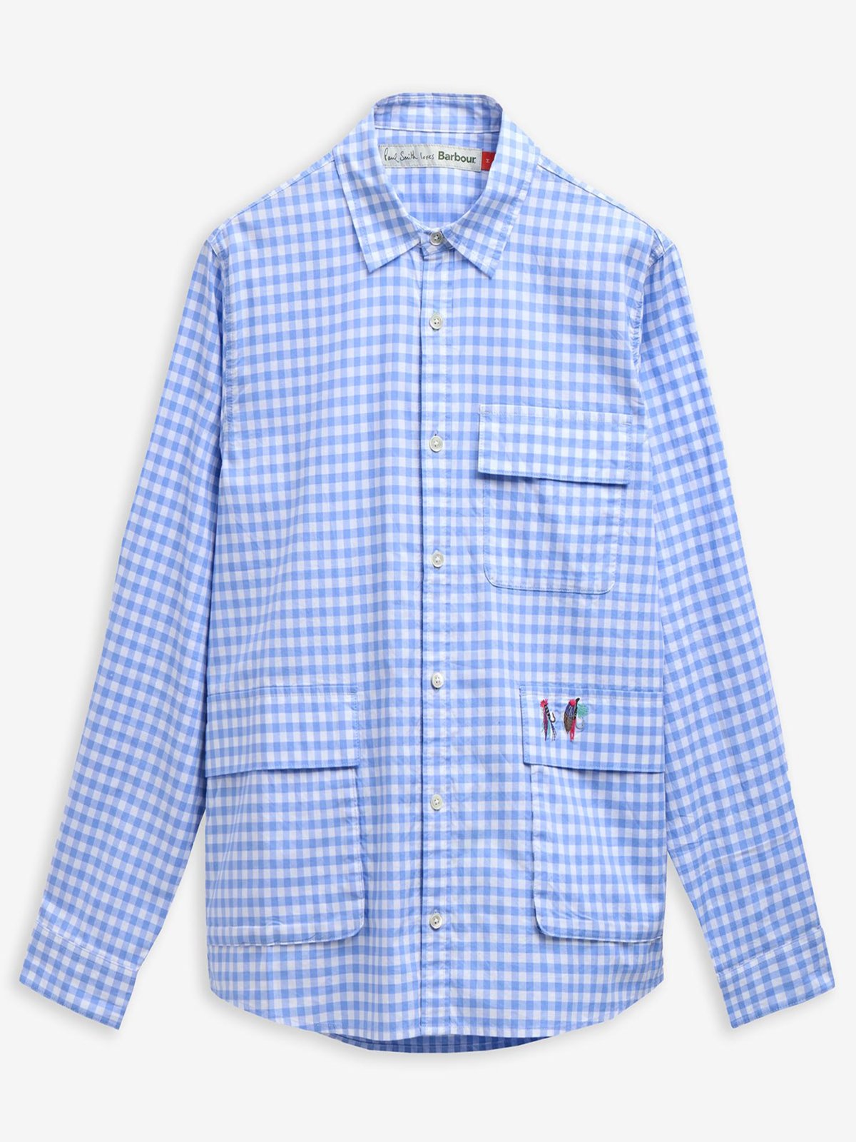 Barbour Paul Smith loves Barbour Baumwollhemd mit Karomuster und Pattentaschen in S